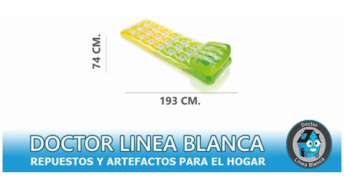 Colchoneta Inflable Pileta Intex Pocket Con Portavasos Verde 1