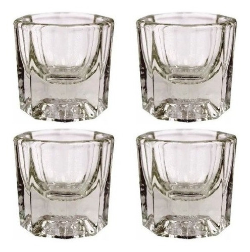 Vaso Dappen De Vidrio Para Construcción De Uñas Esculpidas ! 1