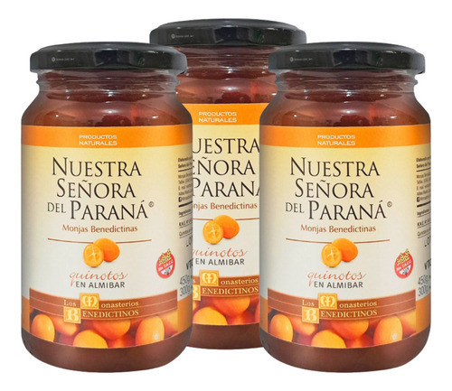 Quinotos En Almibar Nuestra Señora Del Parana 450gr Pack X3 0