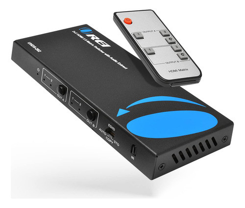 Divisor De Interruptores De Matriz Orei Hd-202 2x2 Hdmi 1.4v 0