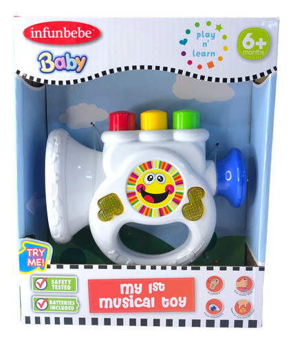 Trompeta Infantil Infunbebe Ls005 Con Sonido 1