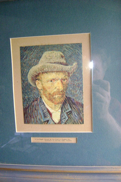 Antigua Lamina Del Autorretrato De Van Gogh Enmarcada 0 Antigua Lamina Del Autorretrato De Van Gogh Enmarcada 0