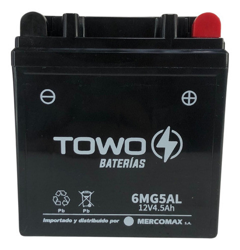 Bateria De Gel Towo Para Moto 12n5-3b 12v 4.5ah Tuamoto 0