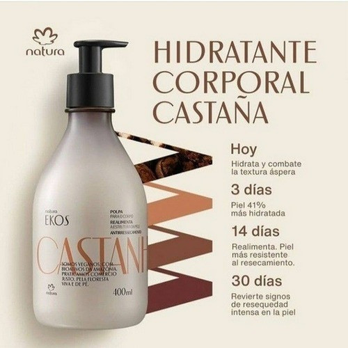 Ekos Castaña Pulpa Hidratante Corporal 1