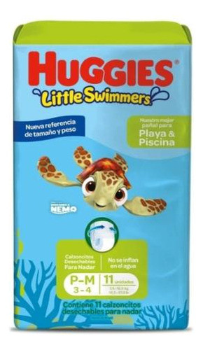 Pañales Little Swimmers M 11 Unidades 0