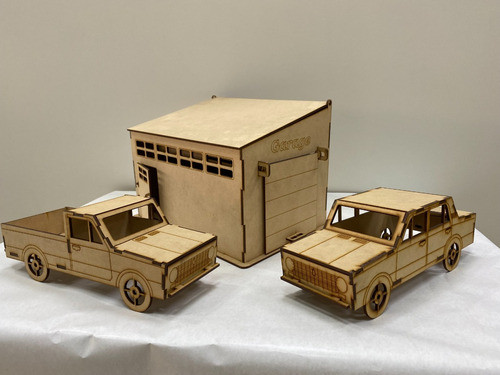 Auto Camioneta Garage Estacionamiento Parking Fibrofacil 1