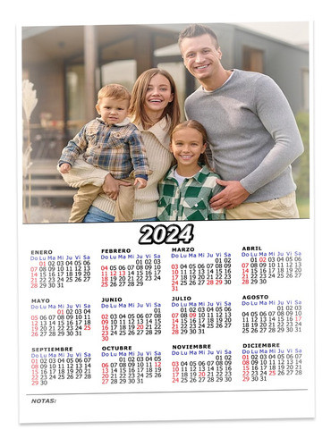 Posters Calendario Almanaque Personalizado Foto Imagen 30x45 0