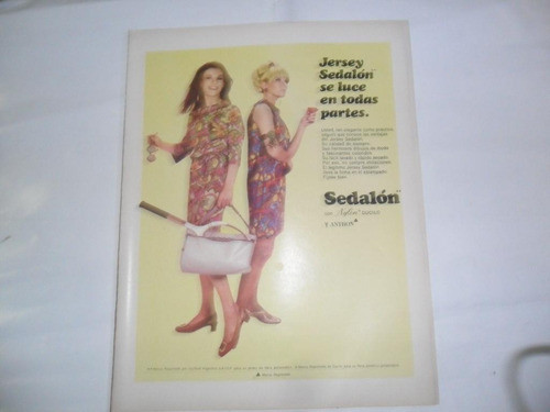Sedalon Nylon Ducilo Antron Guilford Publicidad 1967 0