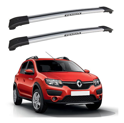 Barras De Techo Rurales Eqmax Renault Stepway 2015-16 Gris 0