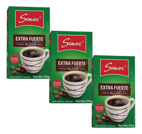 Cafe Senior Tradicional 250 Grs. 3 X 2 Kubo 0