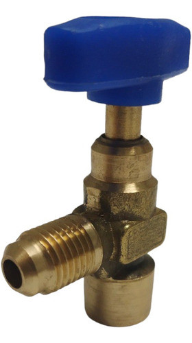 Valvula Acople Carga Lata Gas Refrigerante R134a R22 R600 0