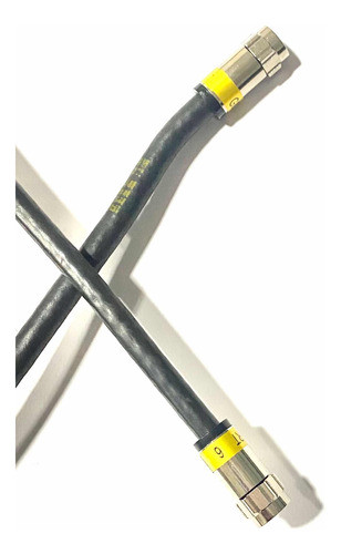 Cable Coaxil Rg-6 C/negro Armado, Conectores Gilbert X 8 M 0