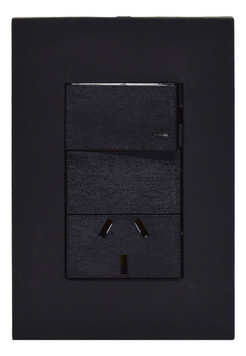 Lave Armada Punto Y Toma Negro Platinum Jeluz Pack X4 0