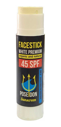 Protector Solar Poseidon En Barra Blanco 0