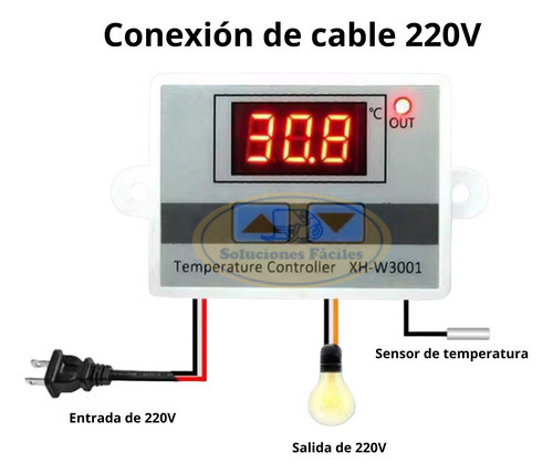 Termostato Programable Para Incubadora -50/110° 220v 1500w 1