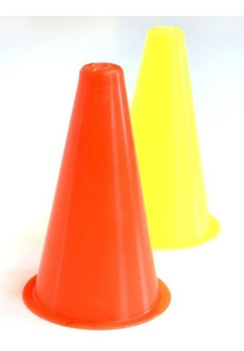 Conos Deportivos Pvc 19 Cm Entrenamiento Señalización X10 0