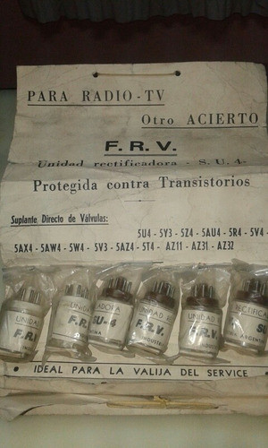 Suplante Directo De Valvulas Electronicas-marca Frv 1