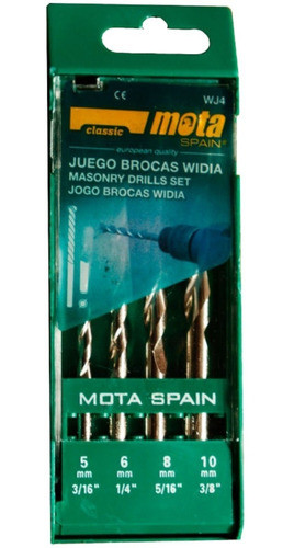 Juego Mechas Mota 4 Piezas Para Hormigón Wj4 0