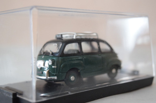 Fiat 600 Multipla 1956 Taxi Verde Y Negro Brumm 1/43 C/caja 1