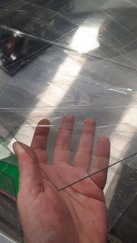 Placa Transparente Simil Acrilico 60cm X 90cm Cristal 1mm 1