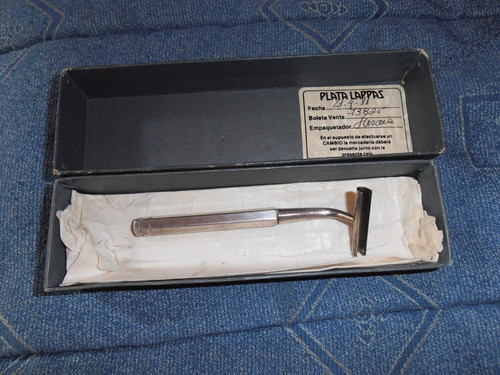 Maquina De Afeitar En Plata Lappa C/estuche Original 0