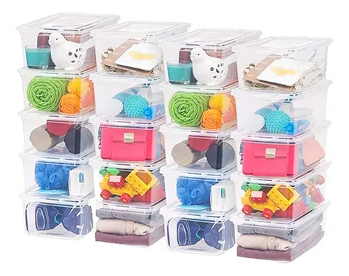 Organizador Caja Multiuso Zapatillas Zapatos Ropa Apilable 0
