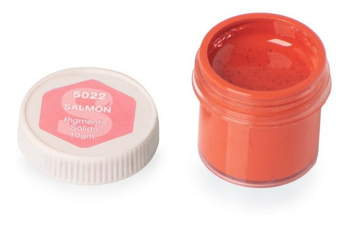 Pigmento Salmon Solido Vidrio Liquido Resinas 0