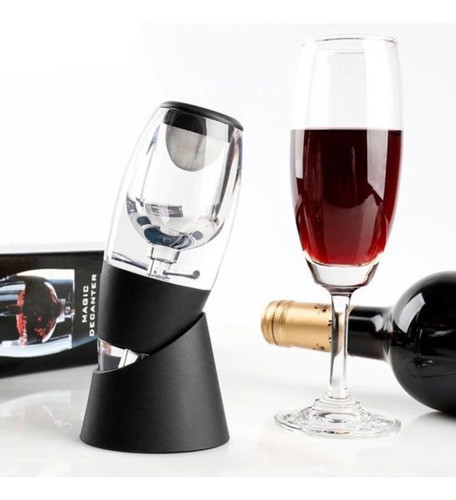 Decantador Vino Filtrador Aireador Potenciador Sabor + Base 0