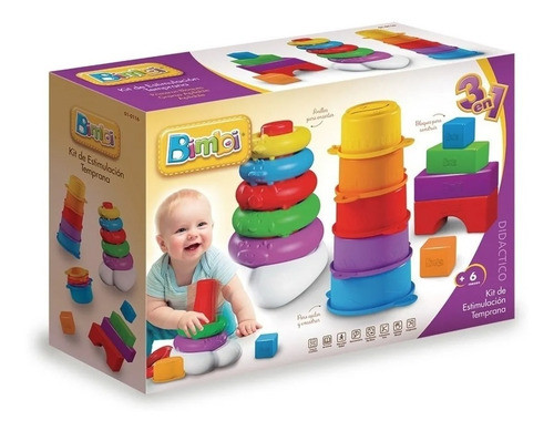 Bimbi Apilable Kit De Estimulación Temprana Bebes 01-0116 0