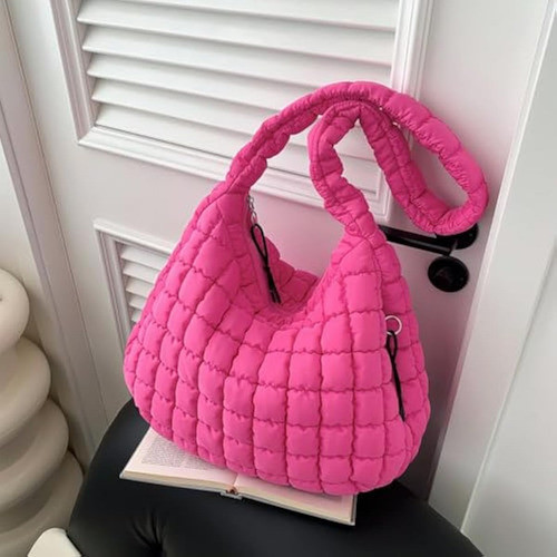 Bolsa De Mano Acolchada Para Mujer, Bolsa De 1
