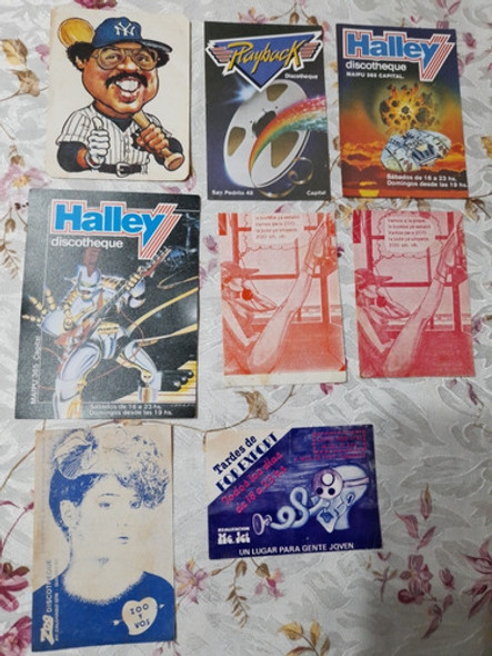 Tarjetas Boliches Bailables Circus, Cuernavaca,  Años 80. 1 Tarjetas Boliches Bailables Circus, Cuernavaca,  Años 80. 1