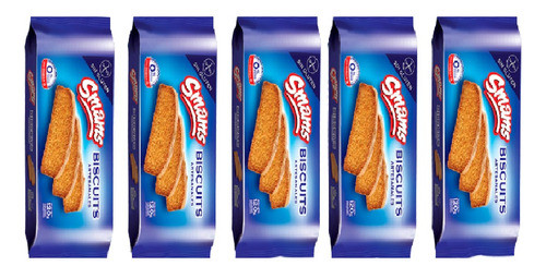 Pack X 5 Galletitas Smams Biscuits X 120g ( Sin T.a.c.c ) 0