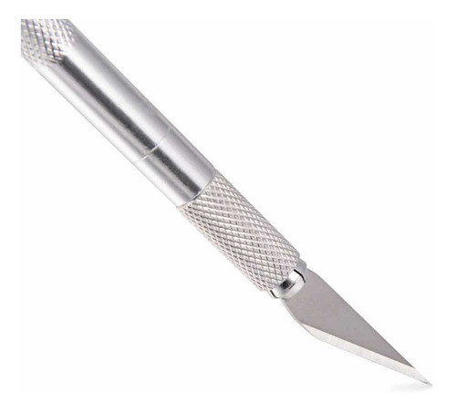 Cutter Bisturi Despuntillador Metal Set + 5 Cuchillas 1