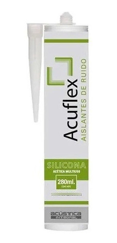 Adhesivo Silicona Multiuso Acuflex 280 Cm3 1