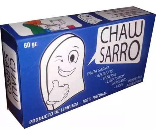 Pack 2 Chaw Sarro Quita Sarro En Inodoro Azulejos Bañera Etc 0