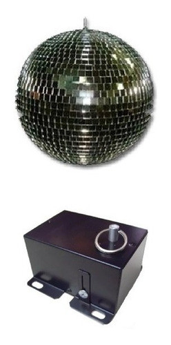 Esfera Espejada Bola Espejos Nº60 Motor 220v Luces Dj Oferta 0