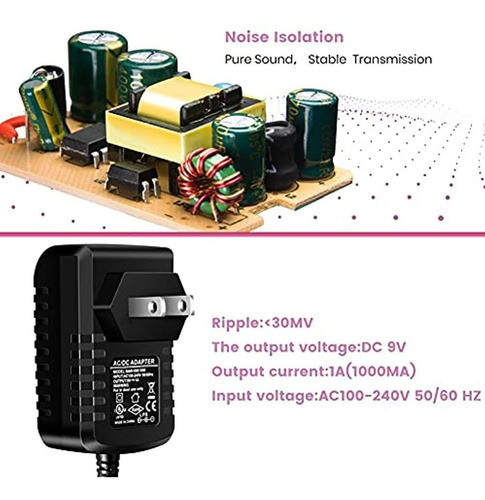 Adaptador De Fuente De Alimentación De Pedal De Guitarra Pig 1