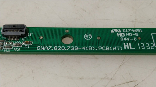 Botonera Tv Philips 47pfl7008g/77 Gwa7.820.739-4 1
