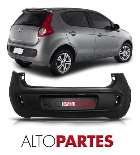 Paragolpe Trasero Fiat Palio Novo 326 F4 2012 En Adelante 1