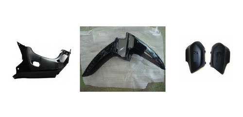 Guardabarro Compl.y Cubre Piernas Gilera Smash 110 Negro -2r 0