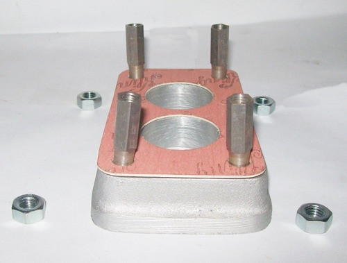 Base Antivibradora Carburador Ford Escort Gol Weber (alumin) 1
