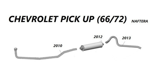 Caño De Escape  Pick Up Chevrolet C-10 (66/72) Y  (73/78) 1