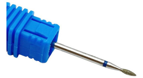 Fresa Flama Diamantada Azul M-1 Manicura Rusa Limas Premium 0