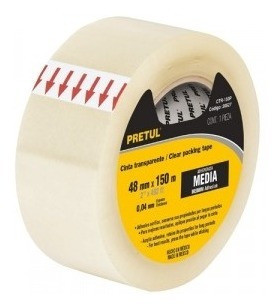Cinta De Empacar Transparente 48mm X 40mt  Pretul  Ctr-4 0