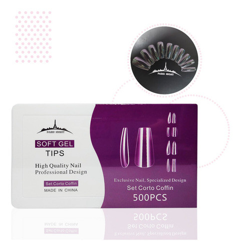 Tips Coffin Set Corta X 500u Paris Night 0