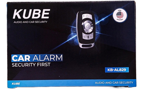 Alarma Para Auto Universal 12v Kube Sensores Control Sirena 0
