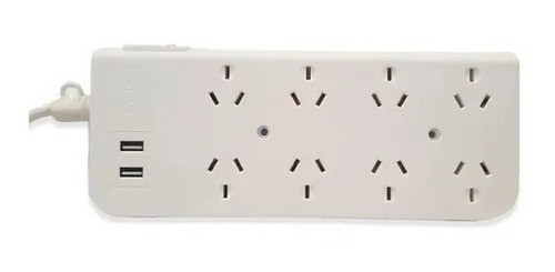 Zapatilla Prolongador 8 Tomas Doble Usb 2.4a 1,5 Mts Tbcin 1