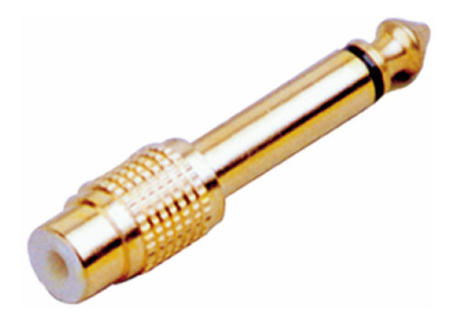 Adaptador Soundking Cc302 Rca-1/4 Metal Gold 0