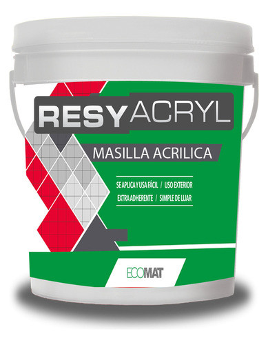 Masilla Acrilica Interior O Exterior Extra Adherente 15kg 0