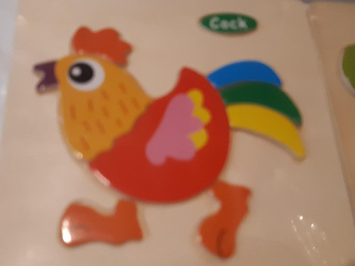 Puzzle Bebe Rompecabezas Madera Montessori 5 Pzas  Tortuga 1